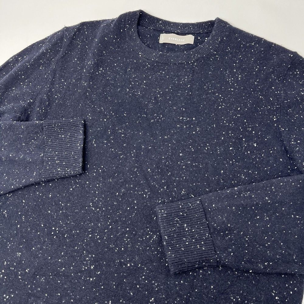 Everlane Men's Crewneck Sweater - Navy Speckled